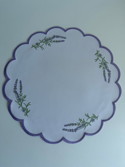 Lavender Two-Sided Table Mat