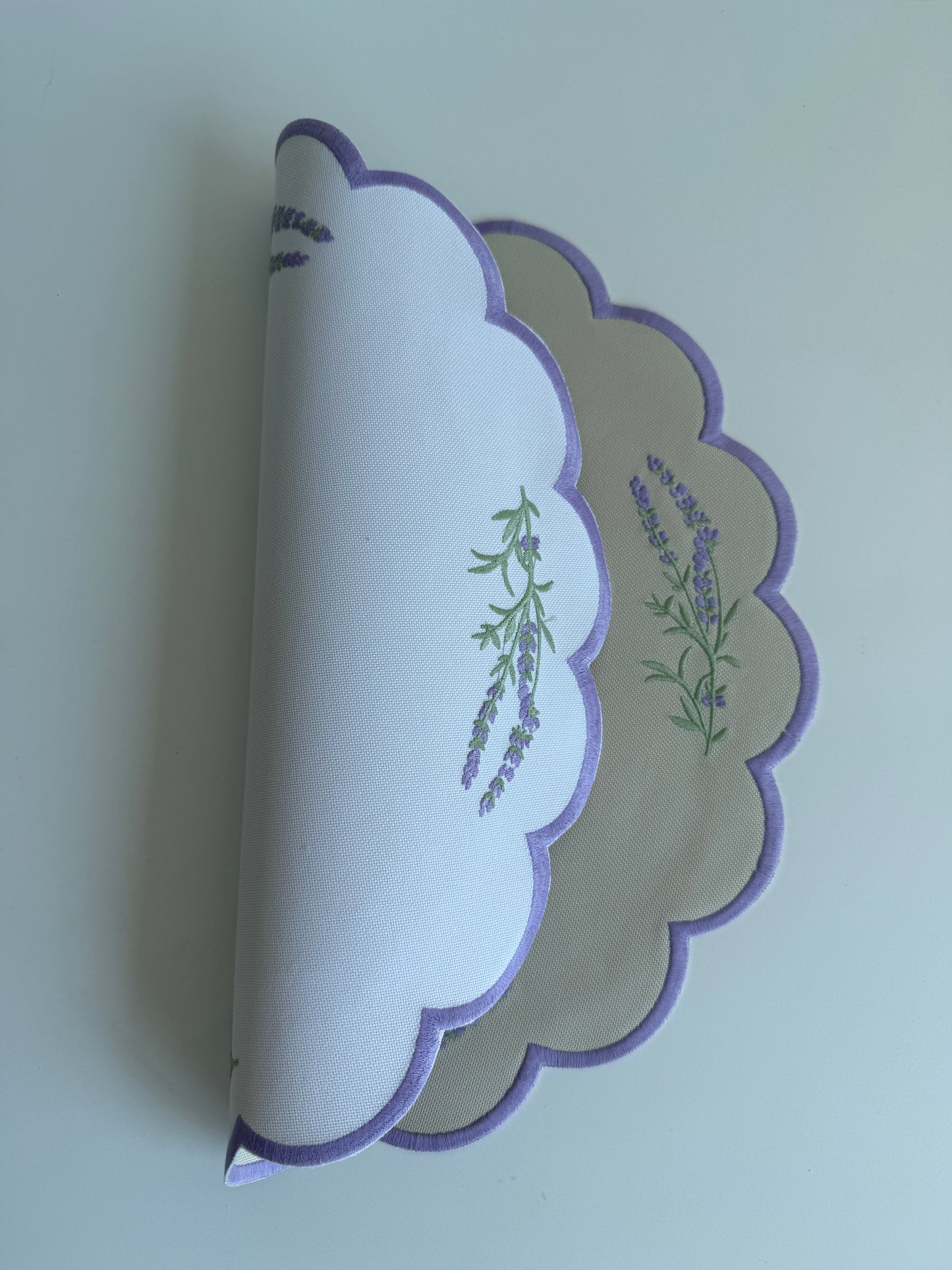 Lavender Two-Sided Table Mat