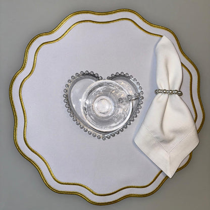 Golden Elegance Placemat