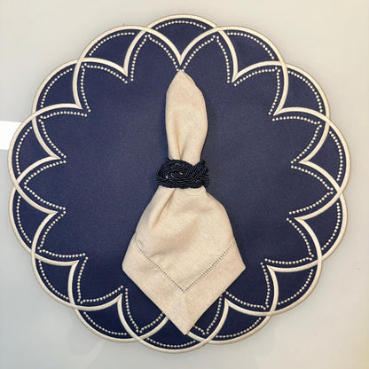 Navy Blue Fabric Placemat