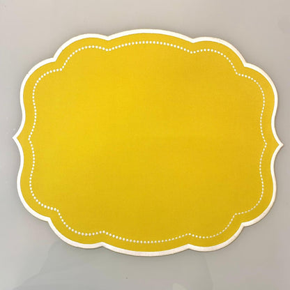 Reversible Placemat with Decorative Edges